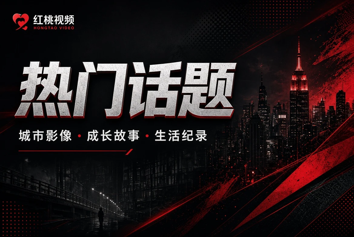 红桃视频片册主题阅读插画